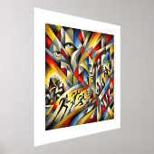 Tableau impression sur feuille (Poser)