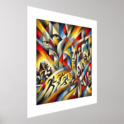 Tableau impression sur feuille (Poser)