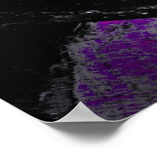 Tableau informatique Poster numérique Abstrait Imp (Coin)