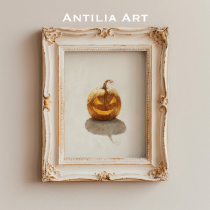 Tableau Jack-o-lanterne vintage Jack Pumpkinhead