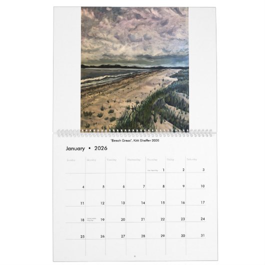 Tableau Kitt Shaffer 2020 Calendrier (Jan 2026)