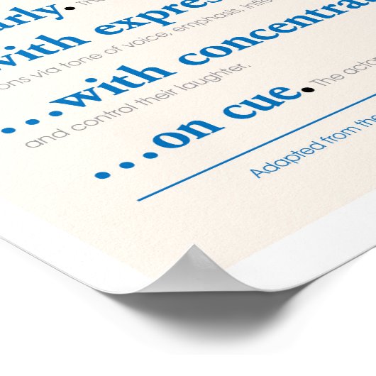 Tableau Lignes de dialogue Excellence (Coin)