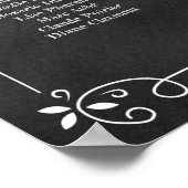 Tableau Mariage Chalkboard Sièges Prenez place (Coin)