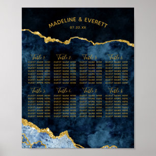 Tableau Mariage de la Marine Blue Gold