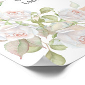 Tableau Mariage de Roses Roses Roses Blanches 160  (Coin)