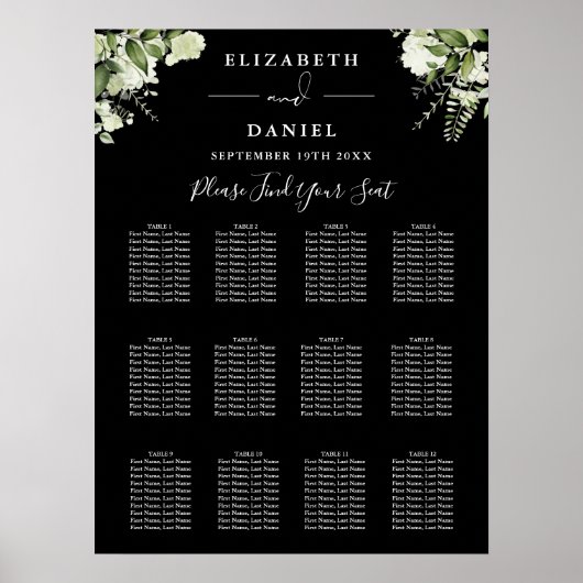 Tableau Mariage De Verdure Noir Et Blanc (Devant)