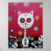 TABLEAU MEXICAIN DE LA CAT DIA DE LOS MUERTOS (Devant)