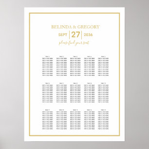 Tableau minimaliste Mariage noir or noir noir