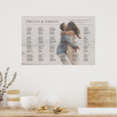 Tableau moderne de sièges mariage photo, 24 tablea (Cuisine)
