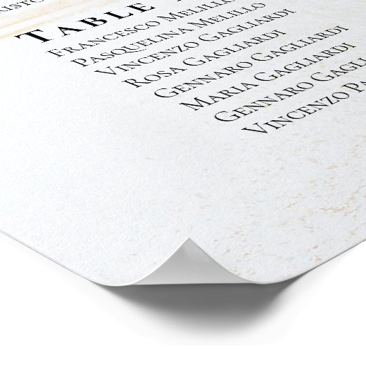 Tableau moderne de sièges mariage photo, 24 tablea (Coin)