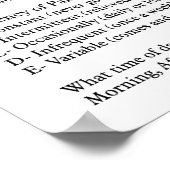 Tableau mural de l'échelle de douleur visuelle (Coin)