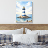Tableau mural en toile enroulée du phare côtier (Insitu(Chambre))
