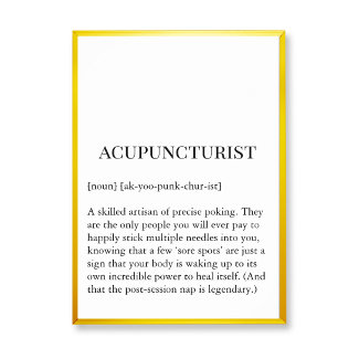 Tableau mural point sensible d'acupuncture Graphiq