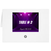 Tableau n° 2 Cartes - Dans le Mariage vedette / la (Dos Horizontal)