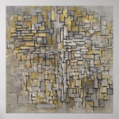 Tableau n° 2/Composition n° VII de Piet Mondrian (Devant)