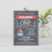 Tableau noir 1er Invitation anniversaire (Debout devant)