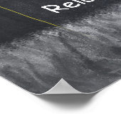 Tableau noir Dandelion personnalisable Poster d'en (Coin)