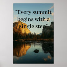 Tableau noir de réflexion alpine personnalisé