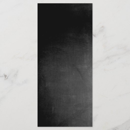 Tableau noir Elégant Menu Mince Dîner (Dos)