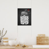 Tableau noir mason du livre d'invité mariage alter (Cuisine)