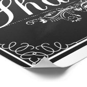 Tableau noir Ne soyez pas aveuglés par notre amour (Coin)