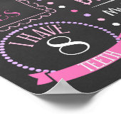 Tableau noir Princess Anniversaire (Coin)