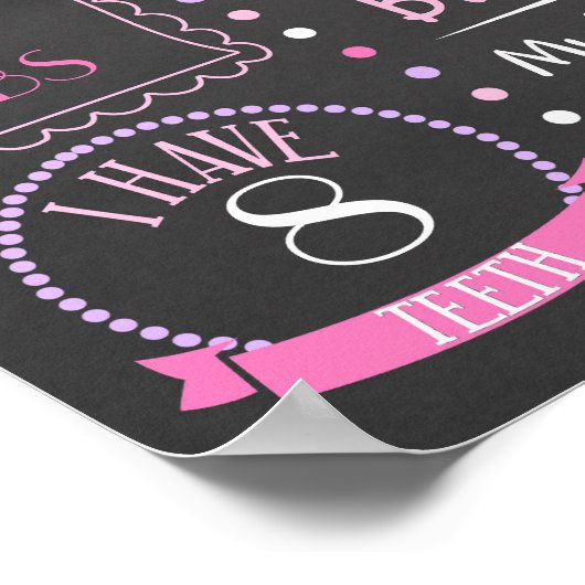 Tableau noir Princess Anniversaire (Coin)