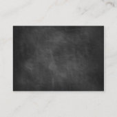 Tableau noir Réception Insertion Cartes (Dos)