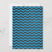 Tableau noir Requin Invitation d'anniversaire (Dos)