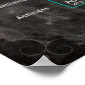 Tableau Noir Rétro Tableau Périodique Des Éléments (Coin)