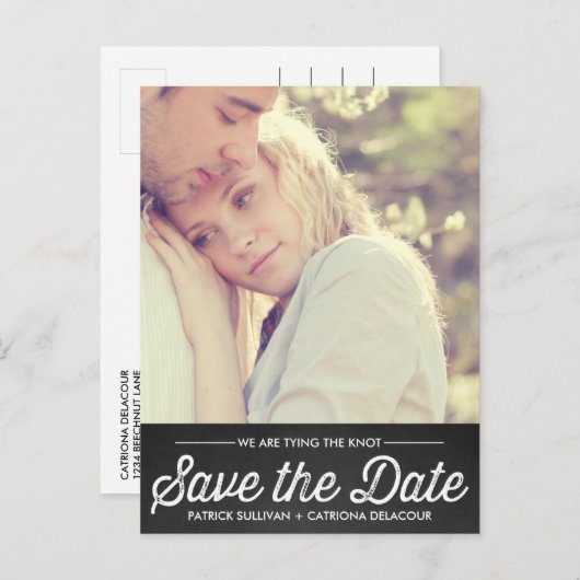 TABLEAU NOIR RUSTIQUE | CARTE POSTALE PHOTO SAVE T (Devant / Derrière)