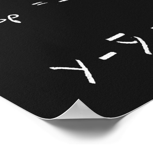 Tableau noir Statistiques (Coin)