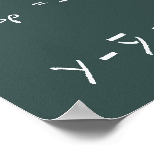 Tableau noir Statistiques (Coin)