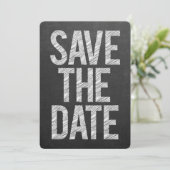 Tableau noir typographie Save the Date (Debout devant)