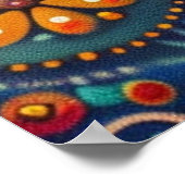 Tableau numérique autochtone : Histoires de rêve A (Coin)