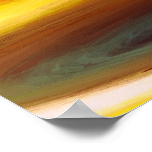 Tableau numérique de l'ordinateur Poster Abstrait (Coin)