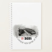 Tableau original Eau Buffalo Ox personnalisé Année (Devant)