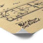 Tableau Ostéopathique Vintage 1909 Imprimer (Coin)