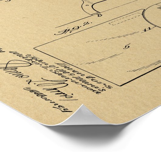 Tableau Ostéopathique Vintage 1914 Imprimer (Coin)