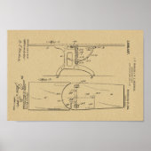 Tableau Ostéopathique Vintage 1914 Imprimer (Devant)