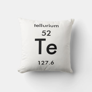 Tableau périodique 52 Coussin de tellure