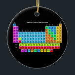 Tableau périodique Arbre de Noël Ornement<br><div class="desc">C'est la belle Table Périodique Ornement Arbre de Noël</div>