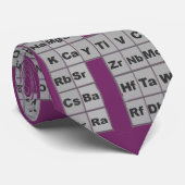 Tableau périodique de pourpre de la cravate des (Roulé)