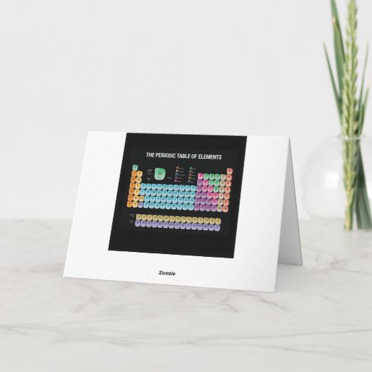 Tableau périodique des éléments (Dos)