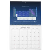 Tableau périodique des éléments Calendrier par Jan (Jan 2026)
