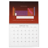 Tableau périodique des éléments Calendrier par Jan (Feb 2026)