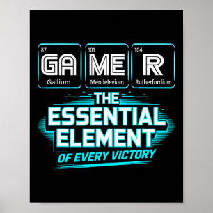 Tableau périodique des éléments de gamer Chimie Sc