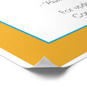 Tableau périodique des éléments de l'affiche (Coin)