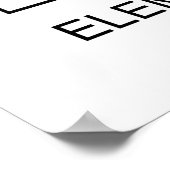 Tableau Périodique Des Éléments Du Hockey (Coin)