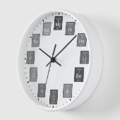 Tableau périodique des éléments Horloge de chimist (Angle)